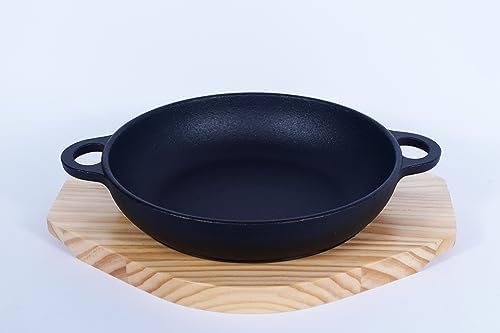 frying pan, 2 handles