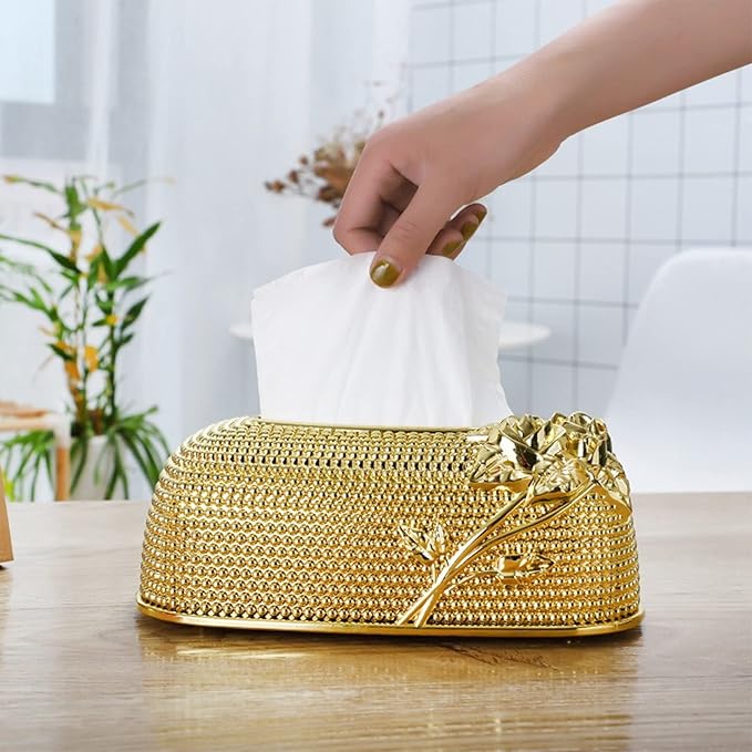 Gold Tissue Box